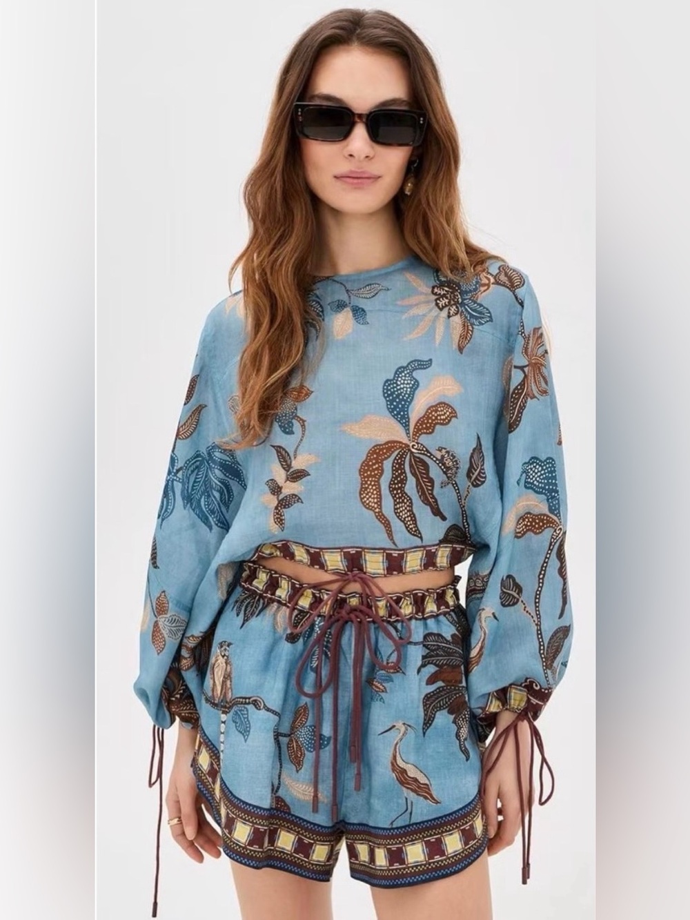 NWOT Alemais Georgie Long Sleeve Top